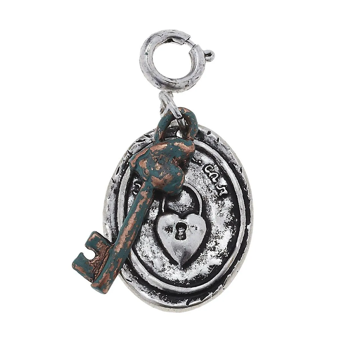 Patina Key Charm sold by Charming Charlie