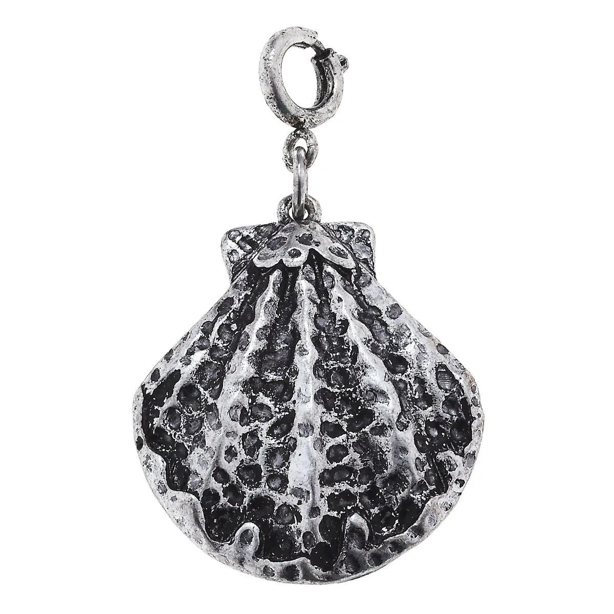 Antique Silver Shell Charm sold by Charming Charlie