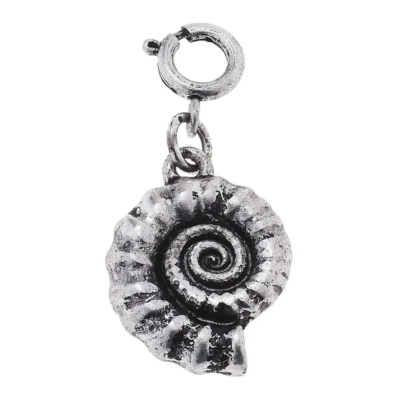 Antique Silver Nautilus Charm sold by Charming Charlie