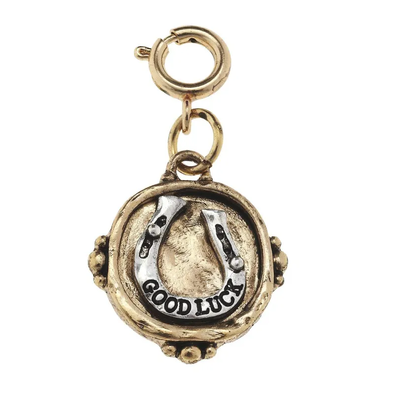 Horseshoe Cabochon Charm sold by Charming Charlie