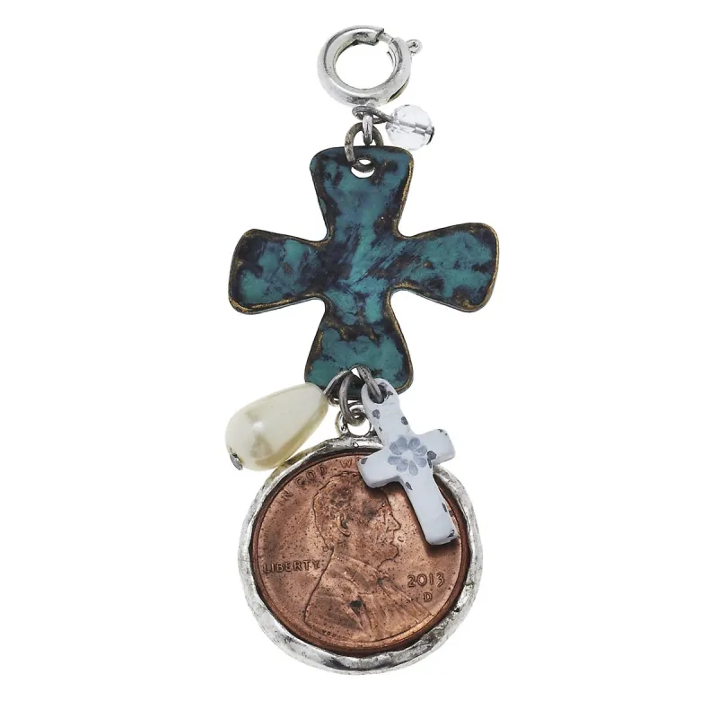 Penny and Patina Cross Linked Charm sold by Charming Charlie