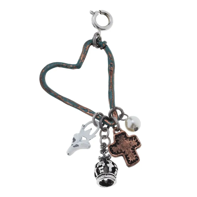 Open Heart Cluster Linked Charm sold by Charming Charlie