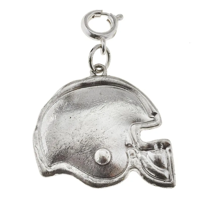 Antique Silver Football Helmet Charm sold by Charming Charlie