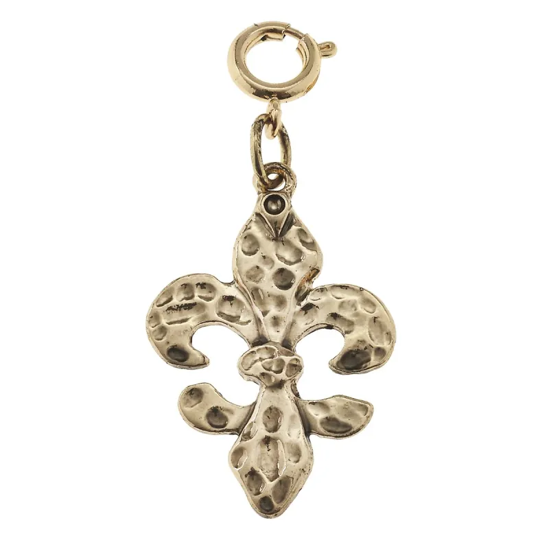 Antique Gold Fleur De Lis Charm sold by Charming Charlie