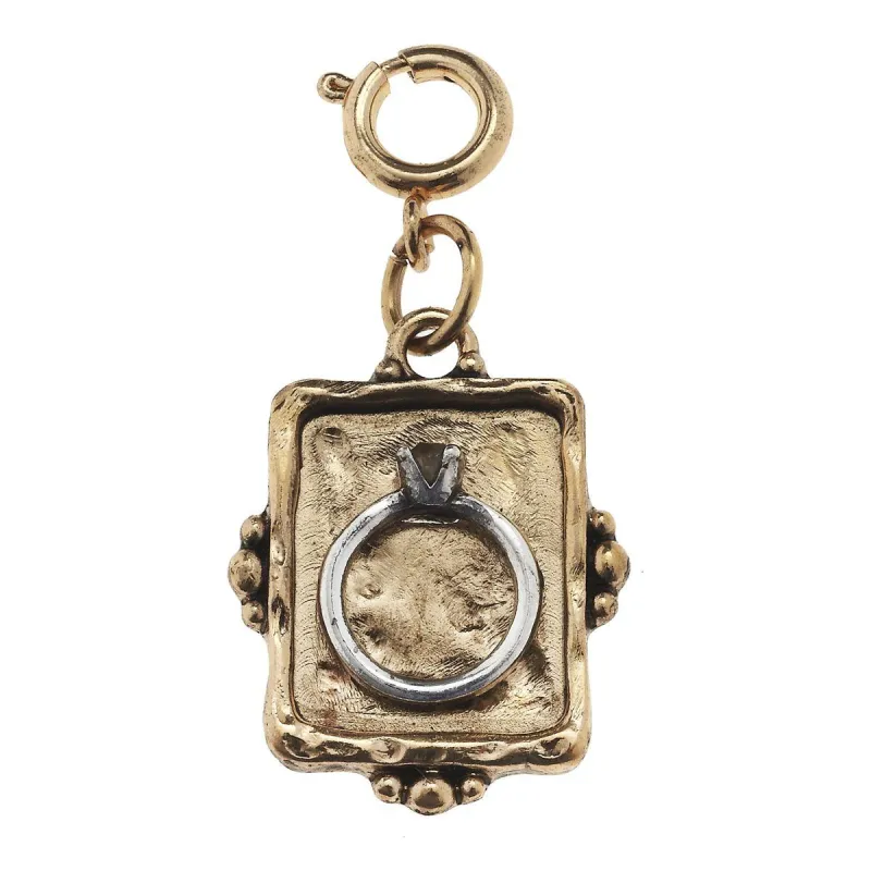 Square Ring Cabochon Charm sold by Charming Charlie