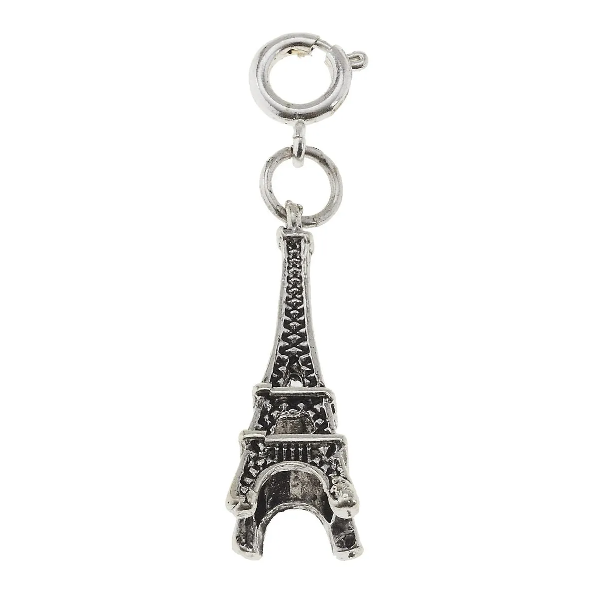 Antique Silver Eiffel Tower Charm sold by Charming Charlie
