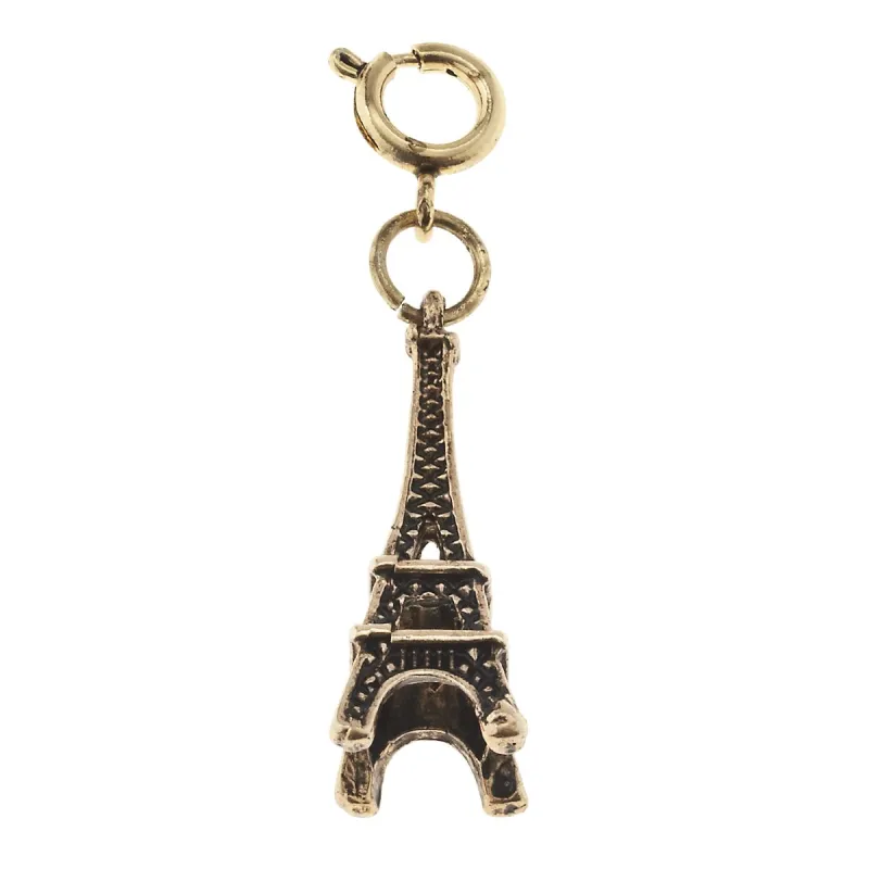 Antique Gold Eiffel Tower Charm sold by Charming Charlie