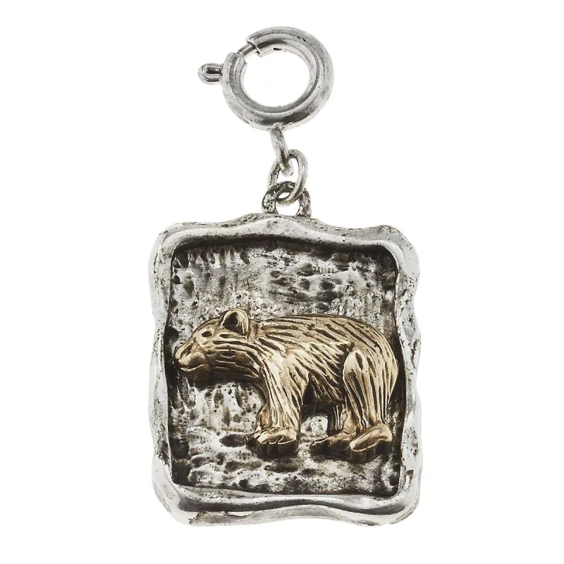 Square Bear Charm sold by Charming Charlie