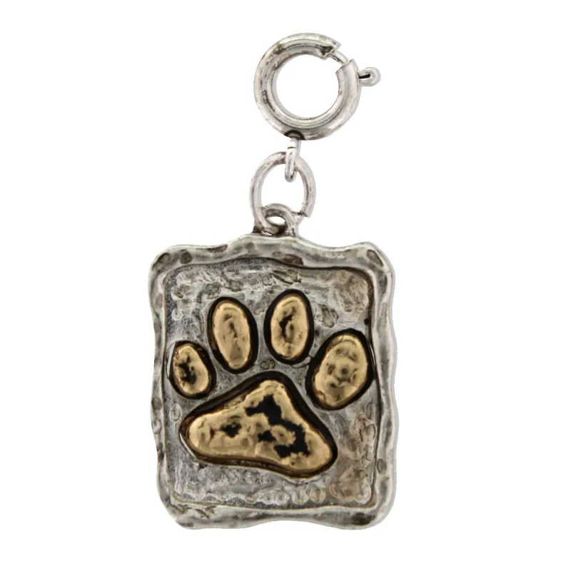 Square Paw Print Charm sold by Charming Charlie
