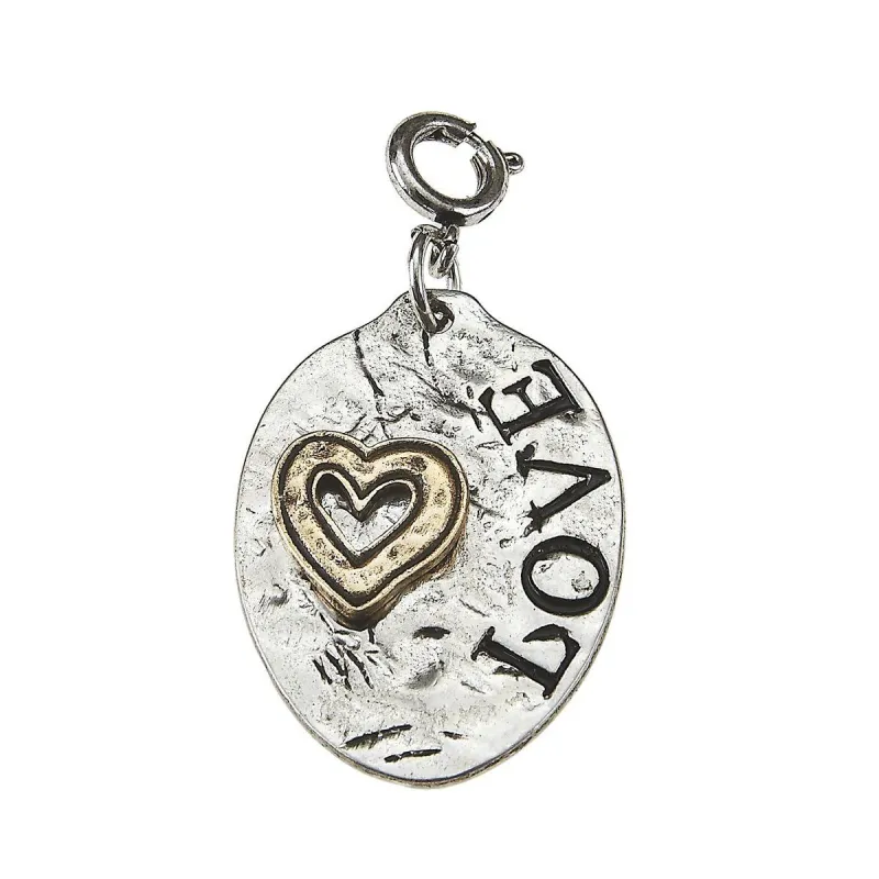 Love Words and Heart On Spoon Charm sold by Charming Charlie