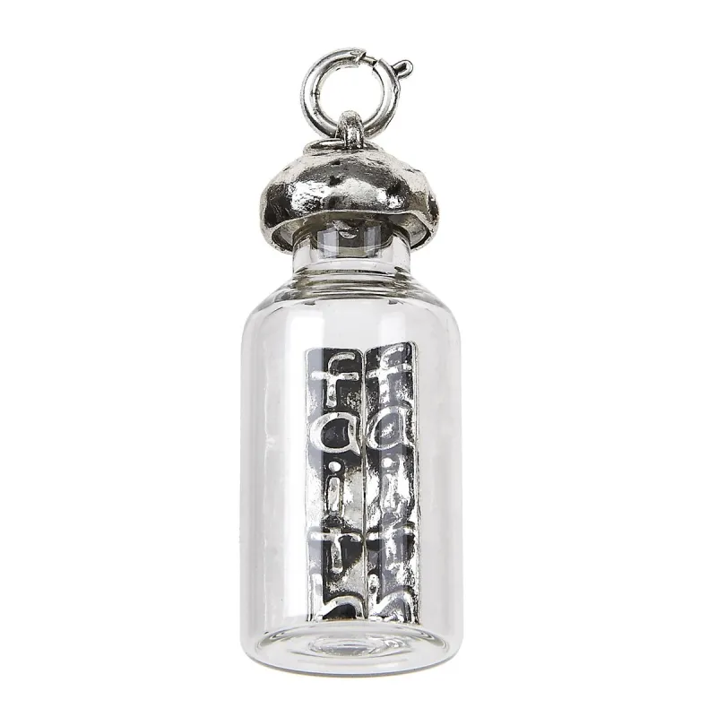 "Faith" 2-sided Inspirational Saying Inside Glass Bottle Charm sold by Charming Charlie
