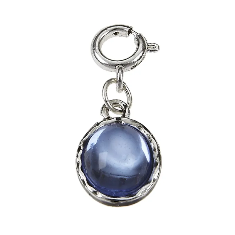 Sapphire Silver Charm sold by Charming Charlie