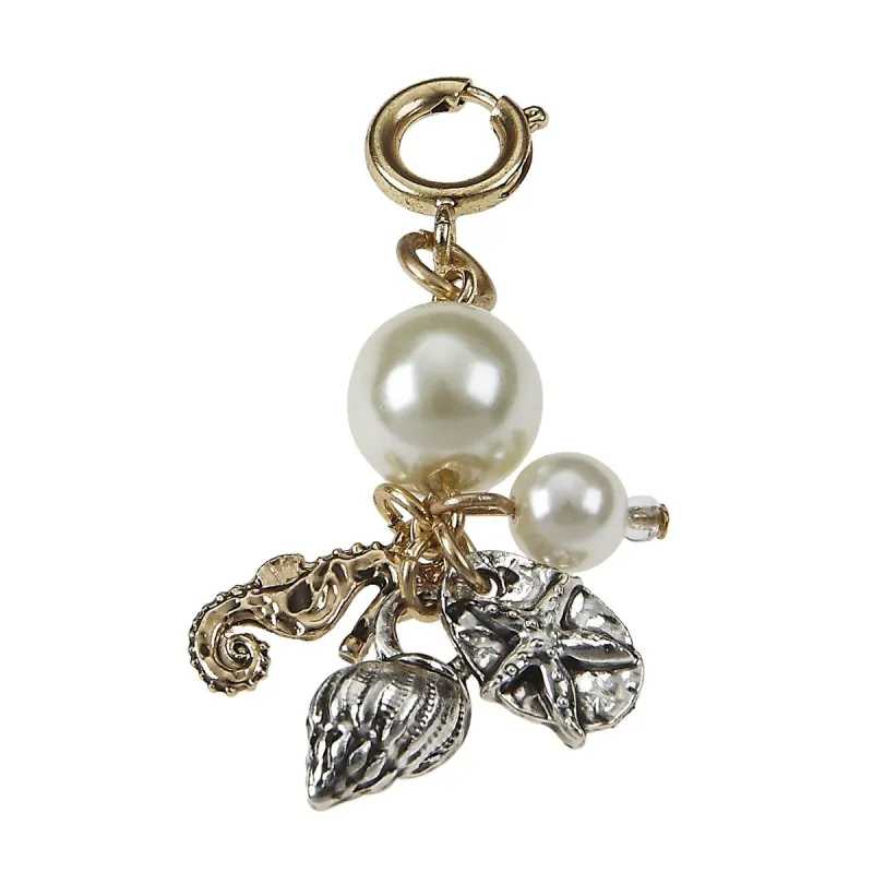 Antique Gold Seahorse Cluster Charm sold by Charming Charlie