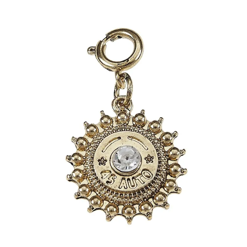 Antique Gold Bullet Charm sold by Charming Charlie
