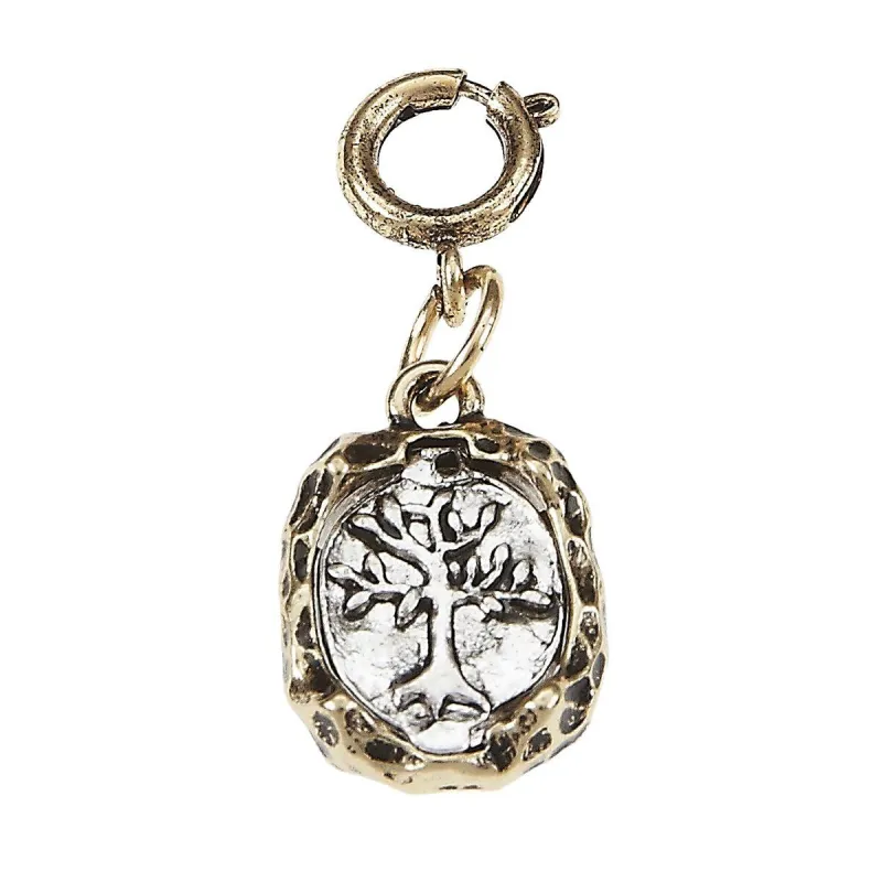 Tree Of Life Antique Gold/Silver Charm sold by Charming Charlie