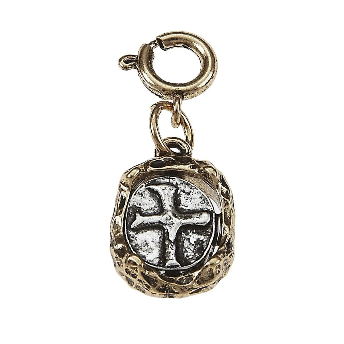 Cross Antique Gold/Silver Charm sold by Charming Charlie