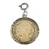 Light Antique Gold and Light Antique Silver Coin Charm sold by Charming Charlie