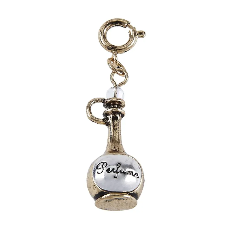 Light Antique Gold and Light Antique Silver Perfume Bottle sold by Charming Charlie