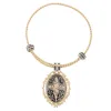 Gold Bangle Bracelet with "The Lord's Prayer" Double Sided Charm sold by Charming Charlie
