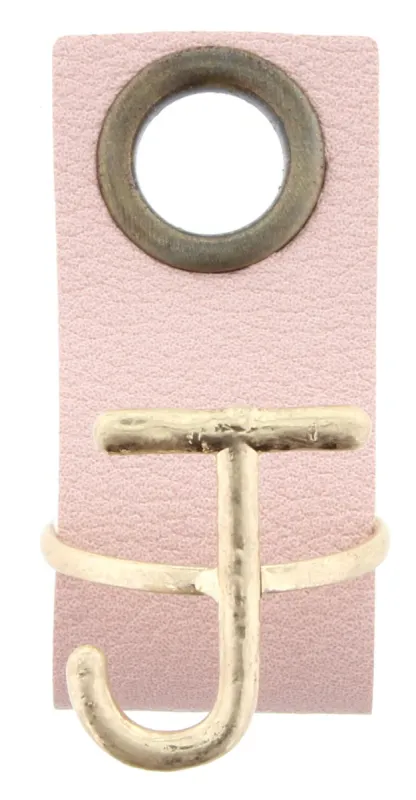 J Initial Adjustable Ring sold by Charming Charlie