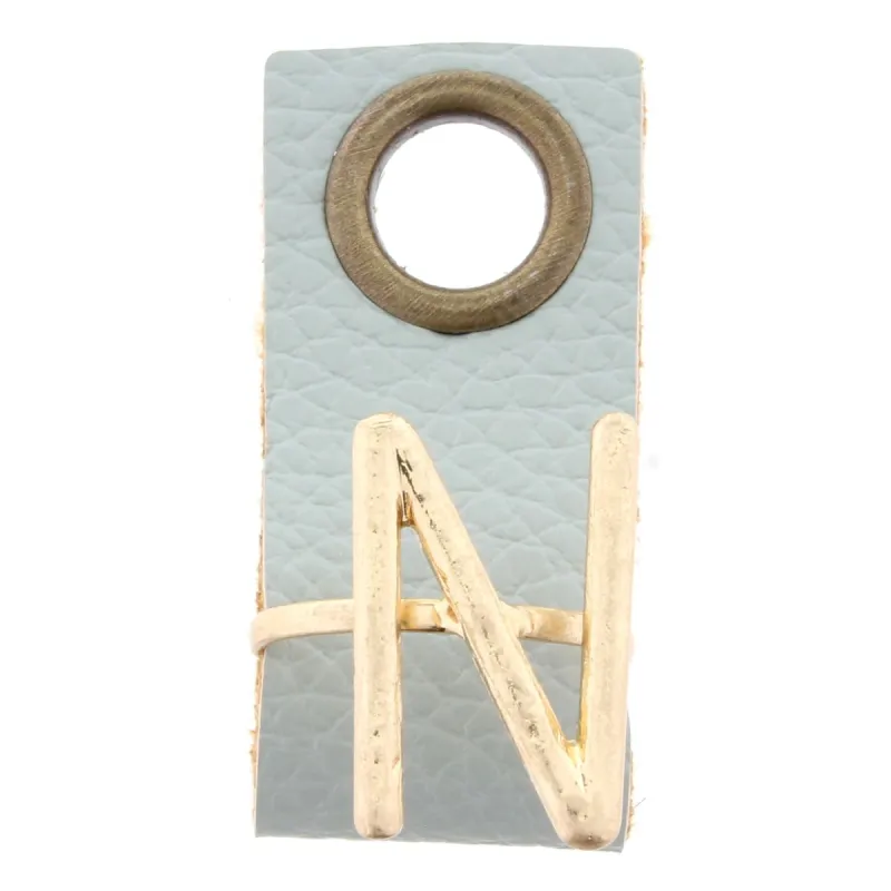 N Initial Adjustable Ring sold by Charming Charlie