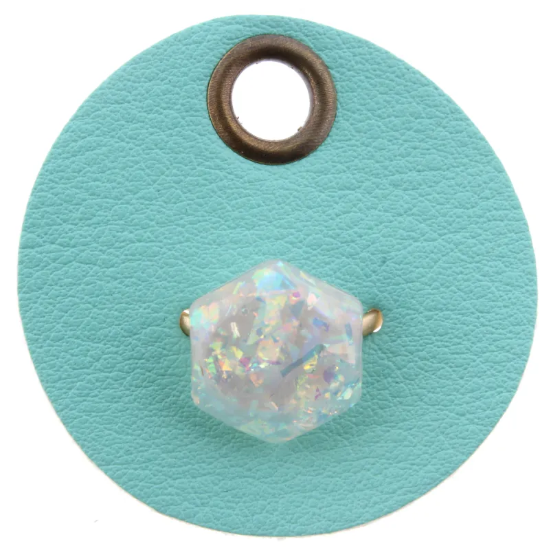 AB Confetti Hexagon Adjustable Gold Ring sold by Charming Charlie