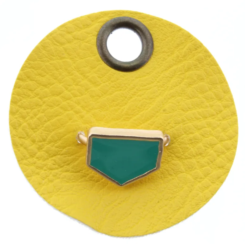 Teal Trapezoid Adjustable Gold Ring sold by Charming Charlie