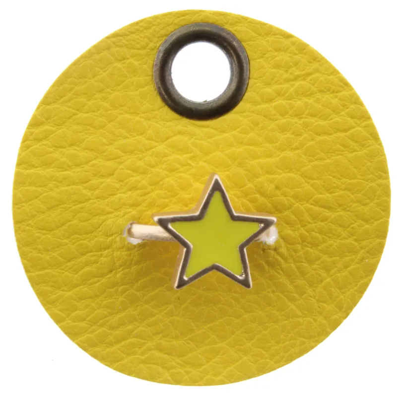 Yellow Star Adjustable Gold Ring sold by Charming Charlie