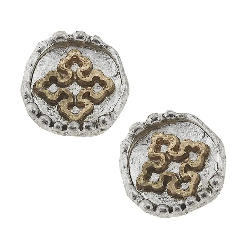 Open Cross Stud Earring sold by Charming Charlie