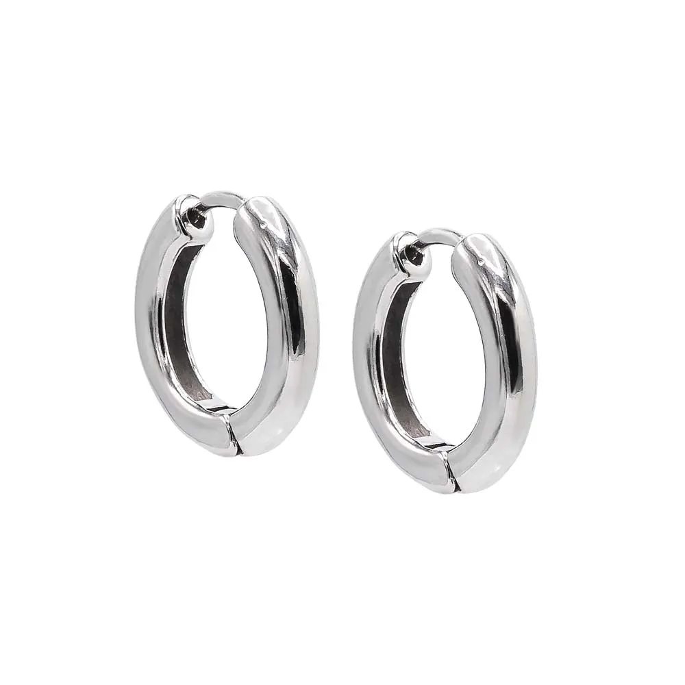 Classic Tube Hoop Earring sold by Charming Charlie product image thumbnail 4