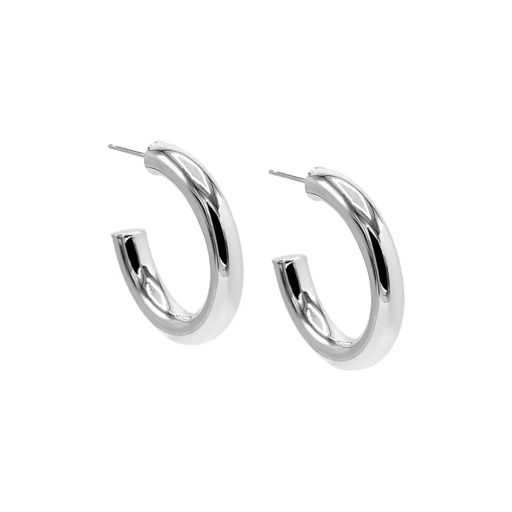Chunky Hollow Hoop Earring sold by Charming Charlie product image thumbnail 5