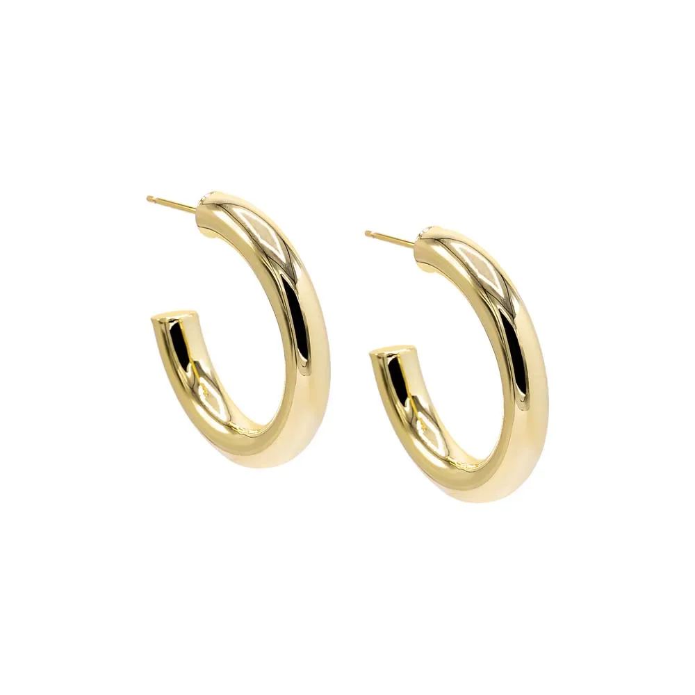 Chunky Hollow Hoop Earring sold by Charming Charlie product image thumbnail 3