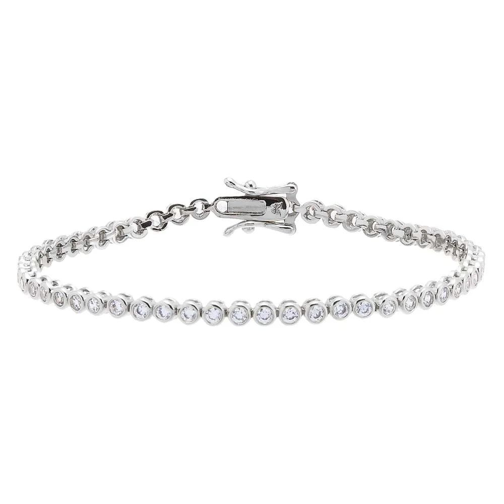 Bezel Tennis Bracelet sold by Charming Charlie product image thumbnail 3