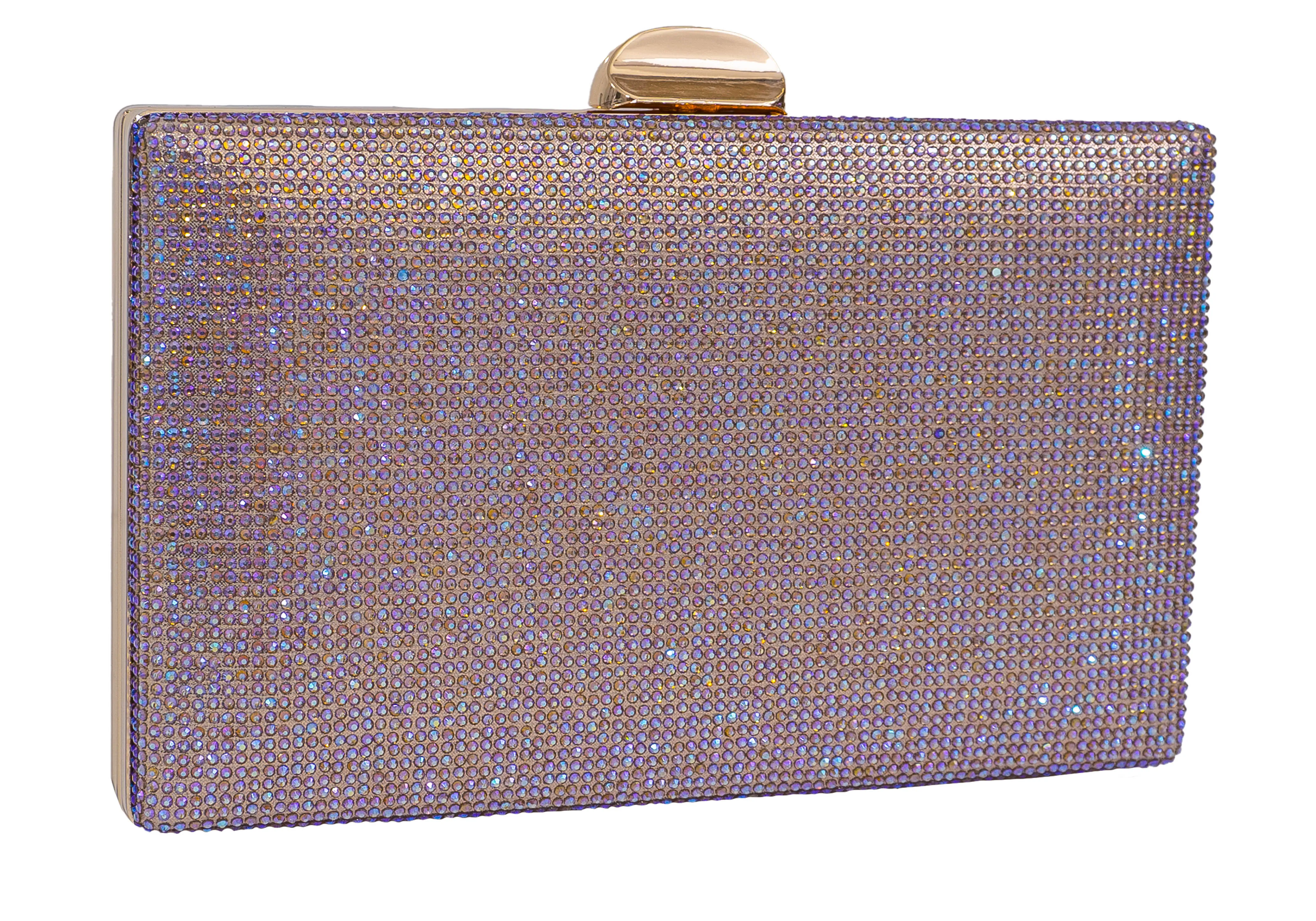 Metallic Evening Clutch sold by Charming Charlie