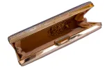 Metallic Evening Clutch sold by Charming Charlie