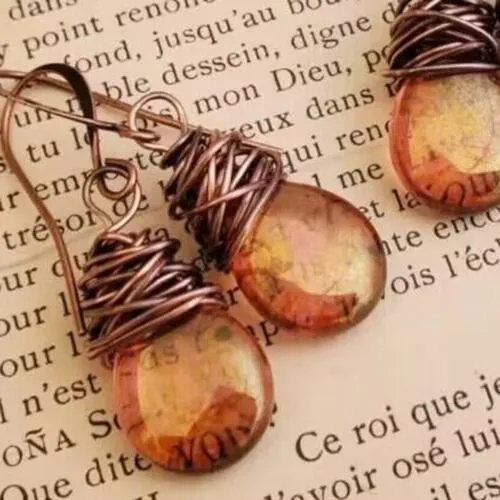 Alloy Gemstone Drop Earrings sold by Charming Charlie product image thumbnail 4