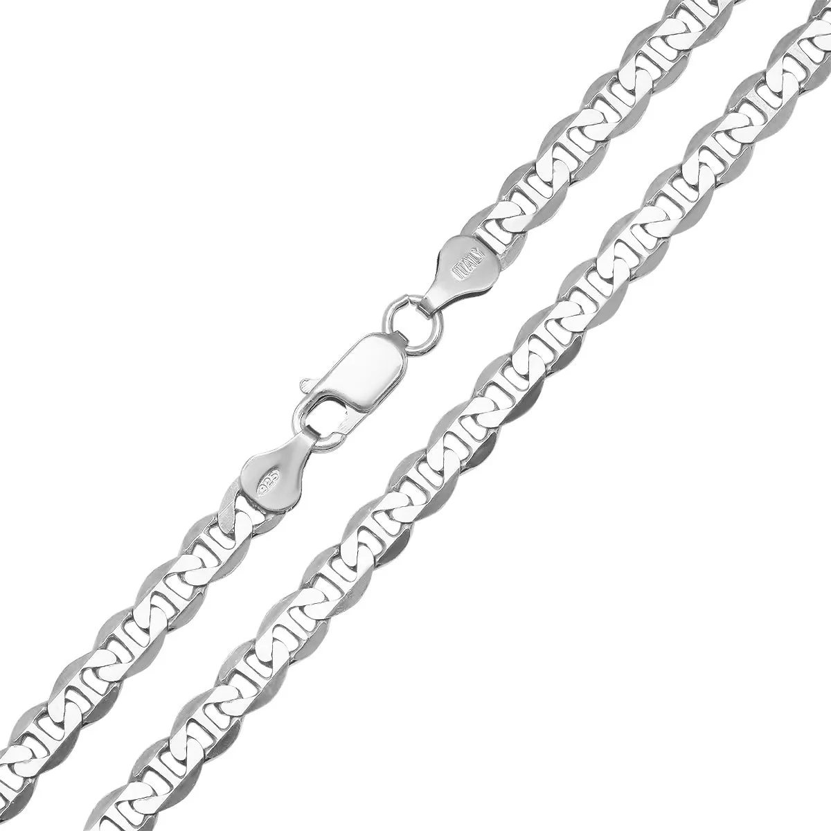 Italian Sterling Silver Thick/Heavy Gucci Mariner Chain - 22"-24" sold by Charming Charlie product image thumbnail 3