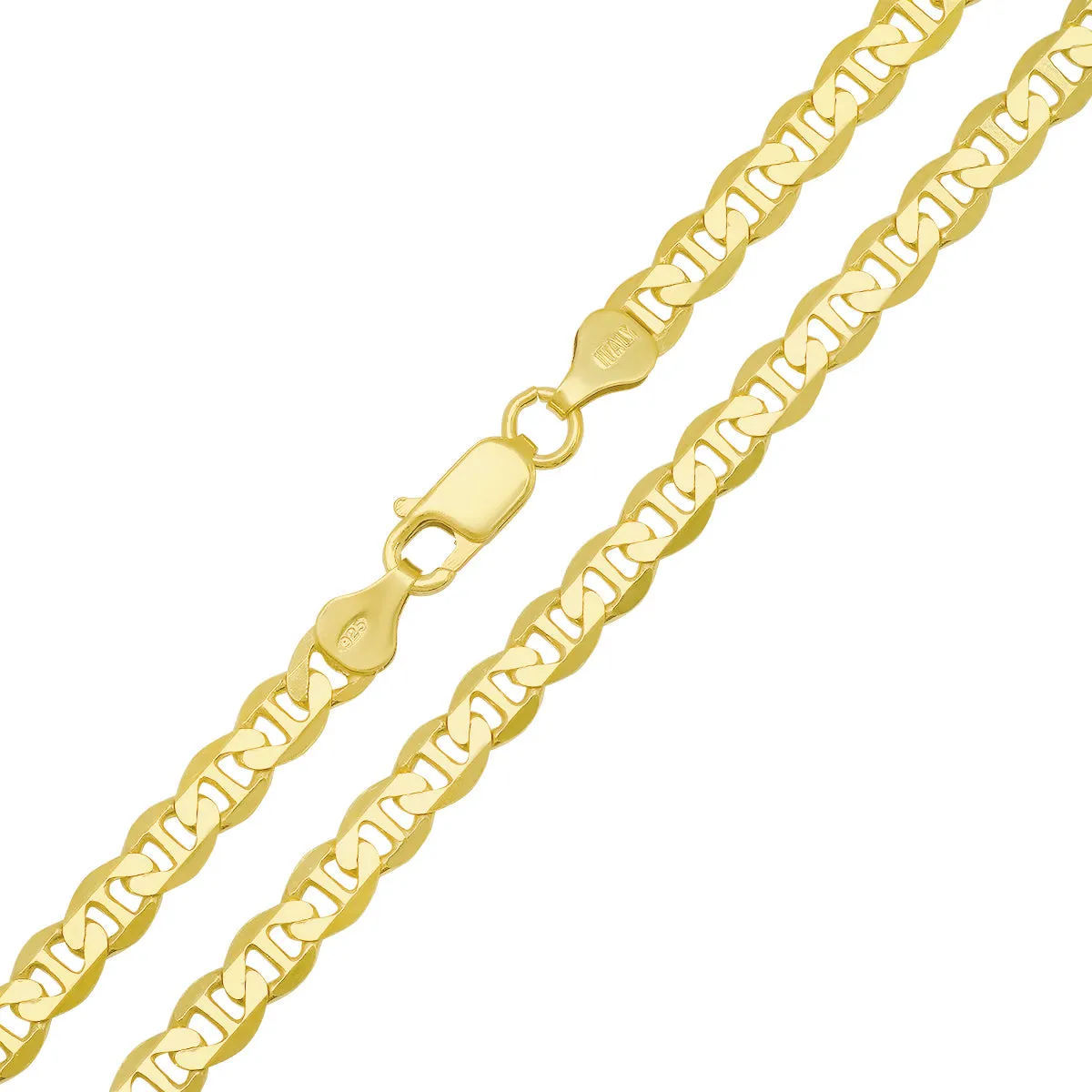 Italian Sterling Silver Thick/Heavy Gucci Mariner Chain - 22"-24" sold by Charming Charlie product image thumbnail 4