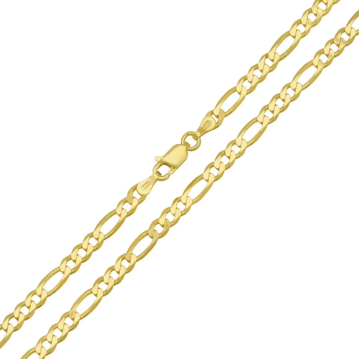 Sterling Silver Italian Unisex Figaro Chain - 20"-24" sold by Charming Charlie product image thumbnail 4