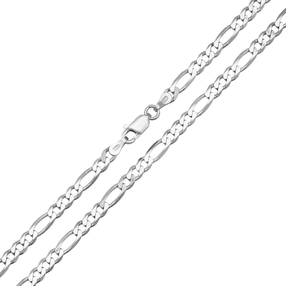 Sterling Silver Italian Unisex Figaro Chain - 20"-24" sold by Charming Charlie product image thumbnail 3