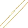 Sterling Silver Italian Unisex Round Box Chain - 18"-24" sold by Charming Charlie