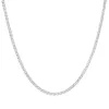 Sterling Silver Italian Unisex Round Box Chain - 18"-24" sold by Charming Charlie