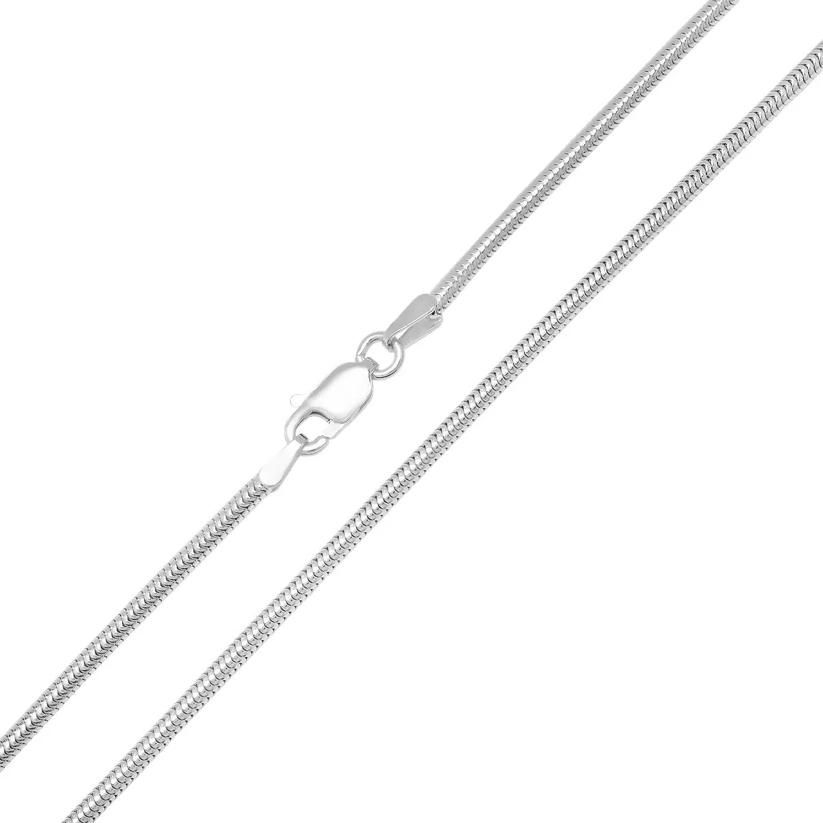 Sterling Silver Italian Unisex Snake Chain - 18"-24" sold by Charming Charlie product image thumbnail 3