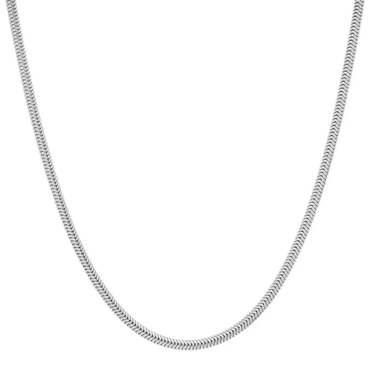 Sterling Silver Italian Unisex Snake Chain - 18"-24" sold by Charming Charlie product image thumbnail 5