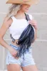 Nora Removable Fringe Crossbody Sling sold by Charming Charlie