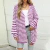Striped Button Down Long Sleeve Cardigan sold by Charming Charlie