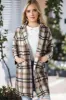 Plaid Longline Jacket with Pockets sold by Charming Charlie