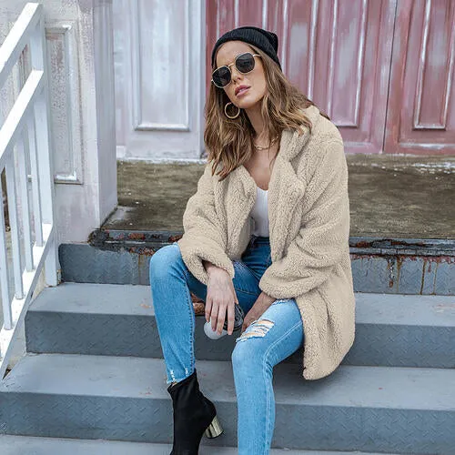 Collared Neck Long Sleeve Winter Coat sold by Charming Charlie product image thumbnail 5