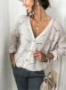 Openwork Button Up Long Sleeve Cardigan sold by Charming Charlie