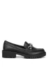 Ashby Faux Leather Chunky Block Heel Loafers sold by Charming Charlie